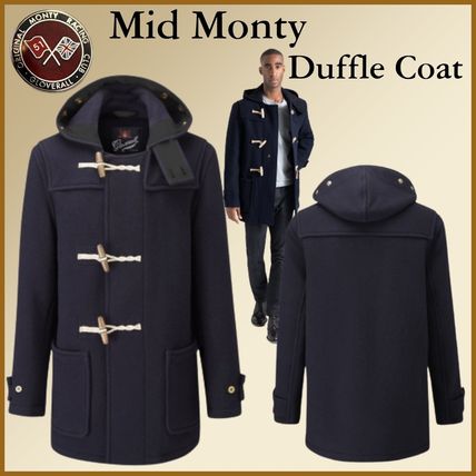 Gloverall More Coats Wool Nylon Street Style Plain Coats