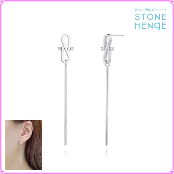 【STONEHENgE】S Link〜シルバーピアス N0082★日本未入荷