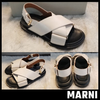 47%割引ブラック系,22.5cm速くおよび自由な お値下げしました!marni 程度極上 【最終お値下げ】marni サンダル ブラック サンダル