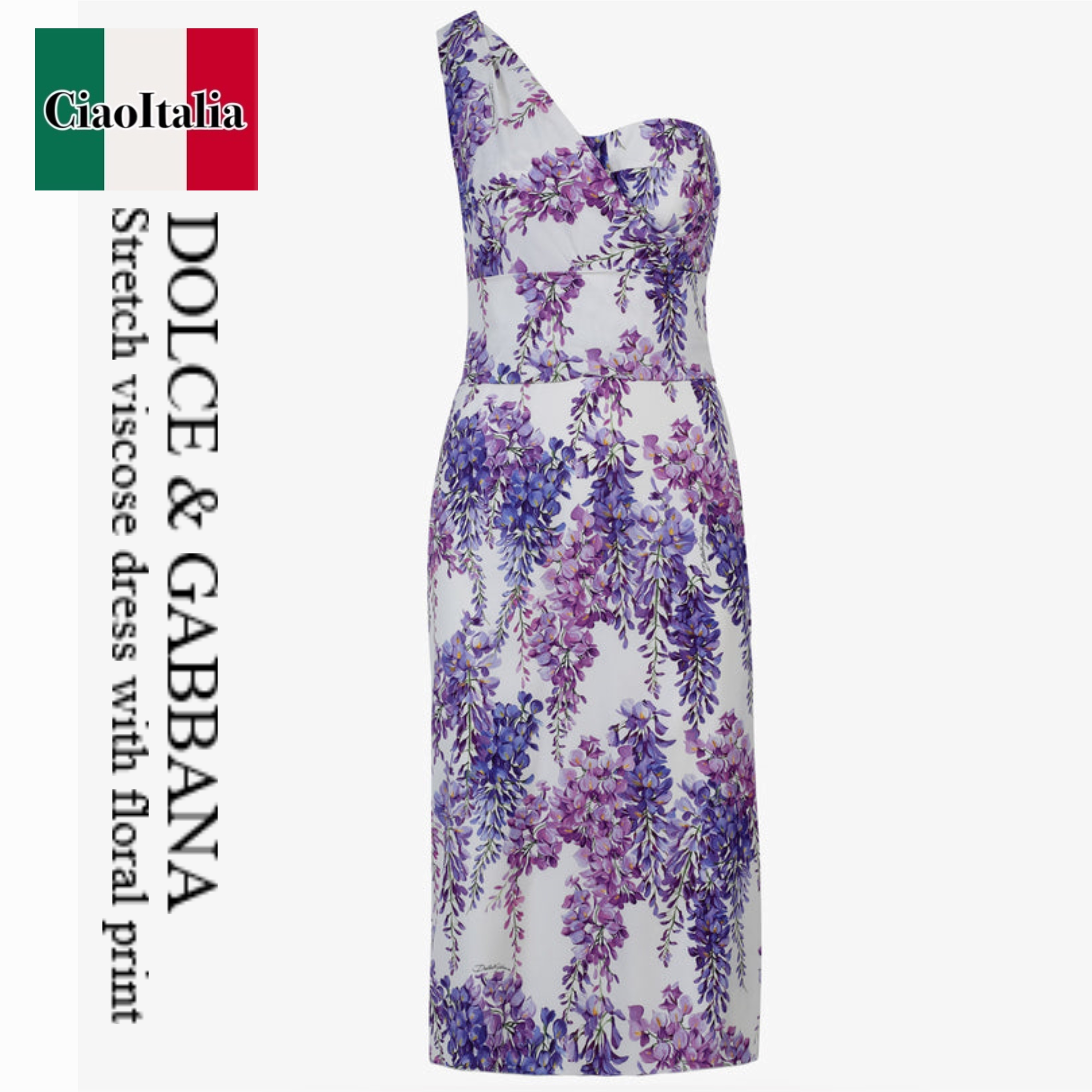 格安販売中 DOLCE & GABBANA 花柄 ストレッチビスコース ドレス ワンピース 格安販売中 DOLCE & GABBANA 花柄 ストレッチビスコース ドレス ワンピース