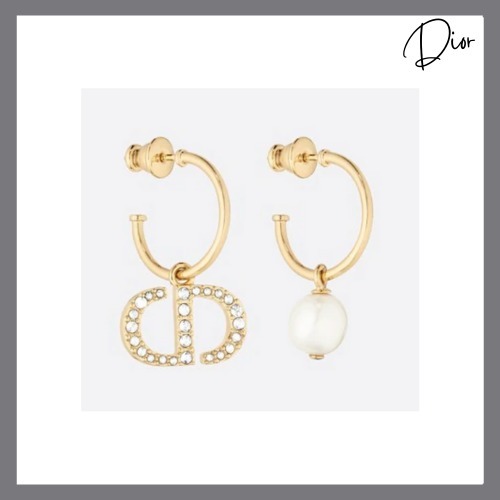 超美品 新品、未使用 ◇ Dior ◇ ディオール PETIT CD ピアス ONE SIZE ...