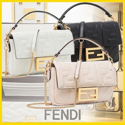 ブラック(黒)系 FENDI BAGUETTE x ショルダーバッグ・ポシェット ブラック(黒)系 FENDI BAGUETTE x ショルダーバッグ・ポシェット