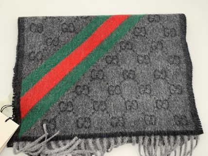 GUCCI マフラー・ストール GUCCI 国内発送sale お勧め マフラー ウール アルパカ 男女兼用(2)