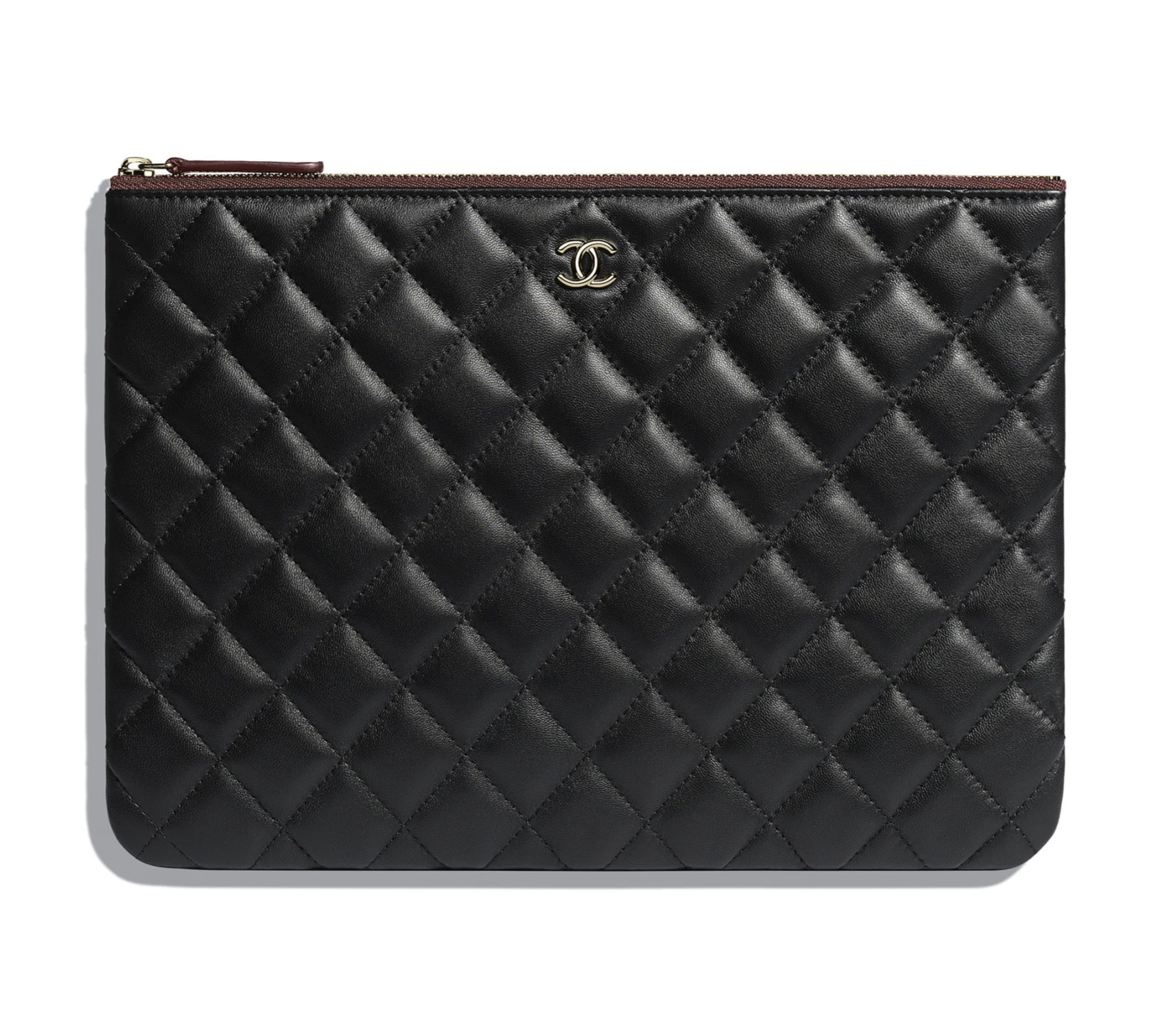 【CHANEL】〈クラシック ポーチ〉ブラック&ホワイト or ブラック