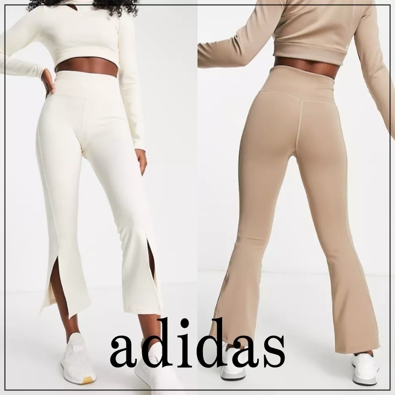 新しいスタイル Hyperglam Training ◇adidas◇ ハイウエスト レギンス フレア スパッツ・レギンス 新しいスタイル Hyperglam Training ◇adidas◇ ハイウエスト レギンス フレア スパッツ・レギンス