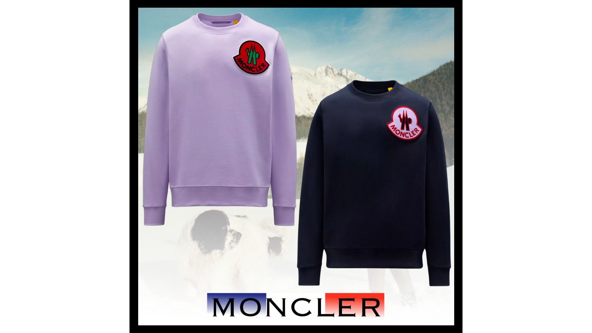 【直営店】MONCLER ◇ ロゴパッチ スウェット シャツ スウェット・トレーナー 【直営店】MONCLER ◇ ロゴパッチ スウェット シャツ スウェット・トレーナー
