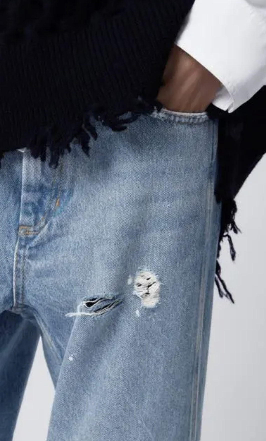 ★入手困難★ADER ERROR X ZARA Patchwork Jeans ショップ激安 ADERERROR アダーエラー ZARA ザラ ダメージデニム 40サイズ デニム/ジーンズ
