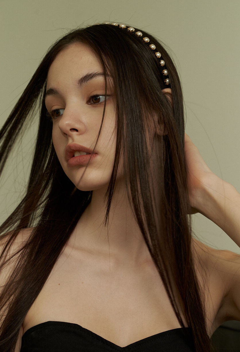 kindababy ヘアアクセサリー 【kindababy】middle pearl headband〜パールのカチューシャ(8)
