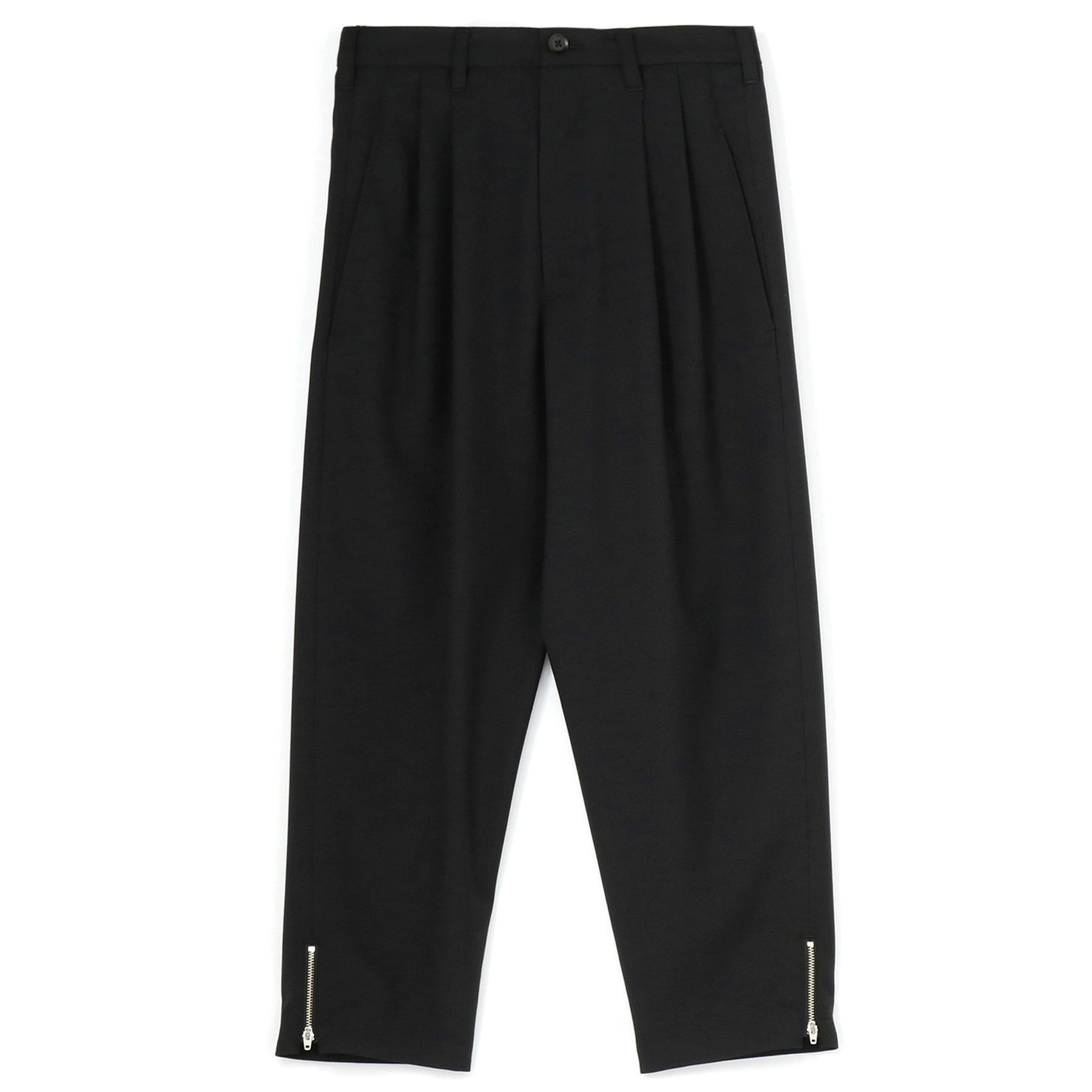 Yohji Yamamoto Ground Y サイドジップテーパードパンツ Yohji Yamamoto Ground Y サイドジップテーパードパンツ