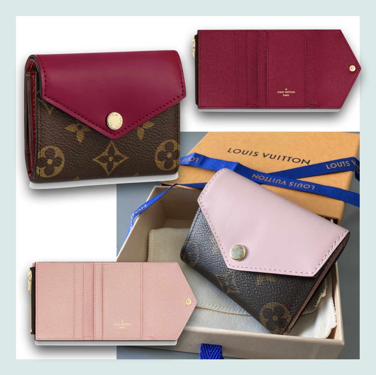 ミニサイズ★《LOUIS VUITTON》ポルトフォイユ・ゾエ