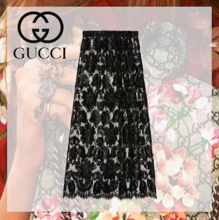 スカート,花柄 GUCCI(グッチ) - 海外通販のBUYMA
