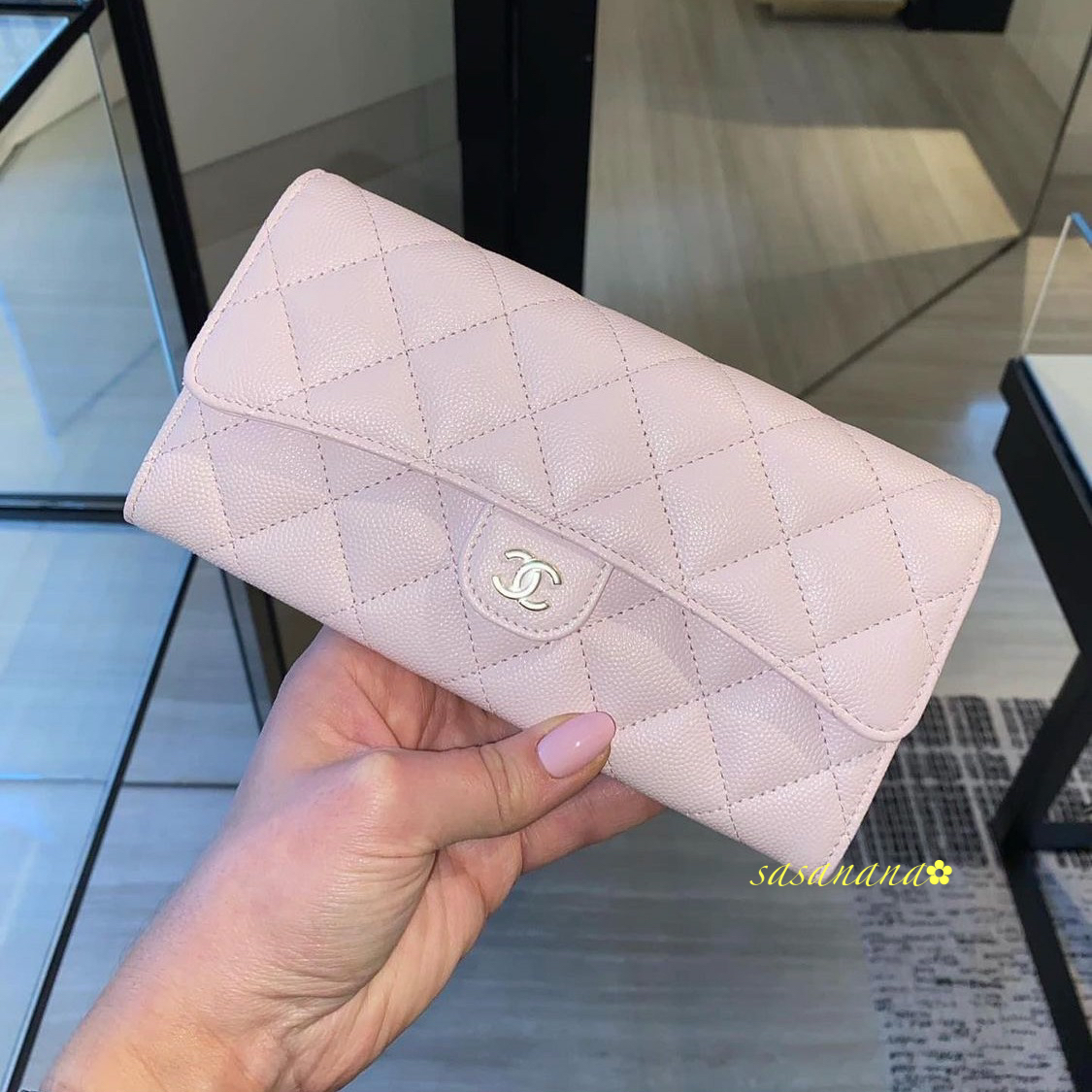 LONG FLAP WALLET フラップ シャネル 長財布 国内発送 2022SS