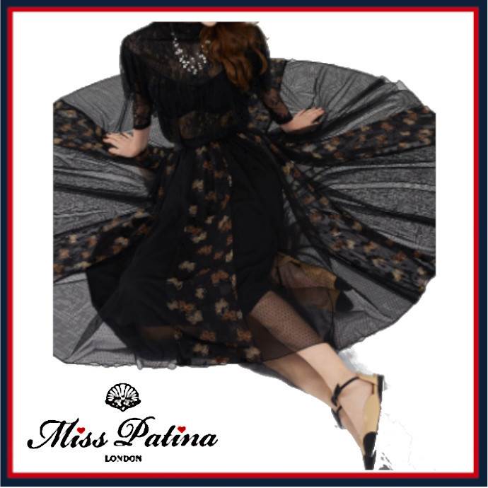 美しい!★日本未入荷★【Miss Patina】スワン メッシュスカート