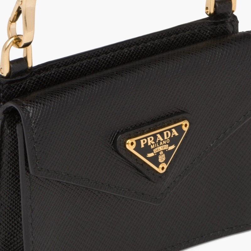 【日本入手困難】PRADA◆サフィアーノレザー カードホルダー