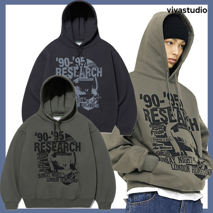 [ビバスタジオ] RESEARCH HOODIE★韓国の人気★日本未入荷