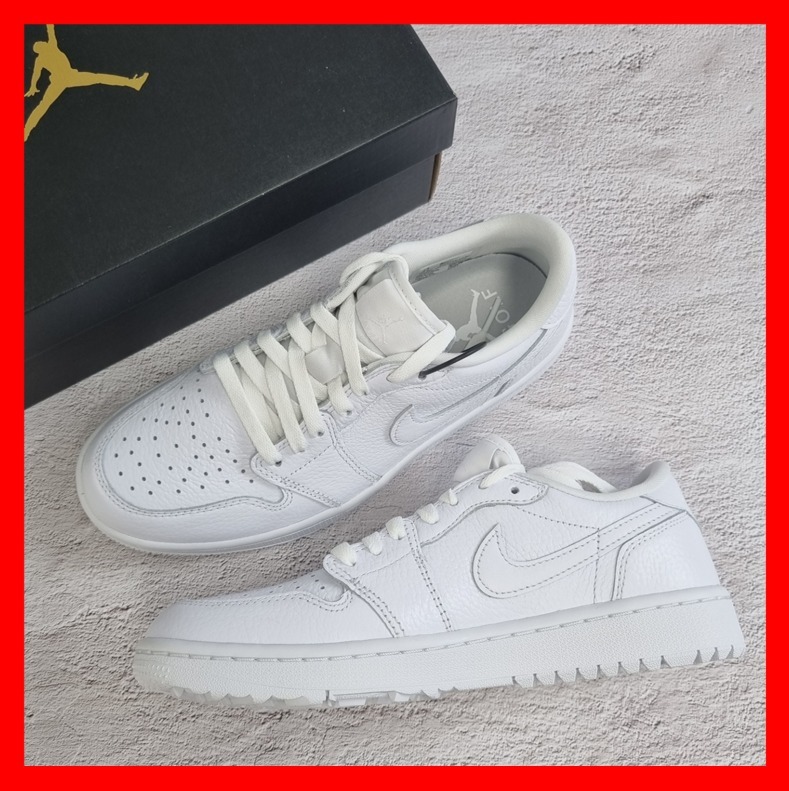 ★人気★【NIKE】★Jordan 1 Low Golf Triple Whit.e★22.5-32cm