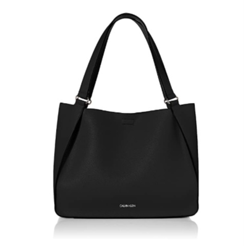 Calvin Klein トートバッグ 人気★Calvin Klein★Estelle ミニポーチ付き ロゴ トートバッグ(2)