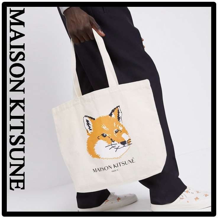 【スーパーセール】 ★関税込★MAISON HEAD★トートバッグ★ FOX BAG KITSUNE★TOTE トートバッグ 【スーパーセール】 ★関税込★MAISON HEAD★トートバッグ★ FOX BAG KITSUNE★TOTE トートバッグ