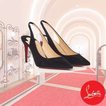 スエード Christian Louboutin x パンプス(レディース) - 海外通販のBUYMA