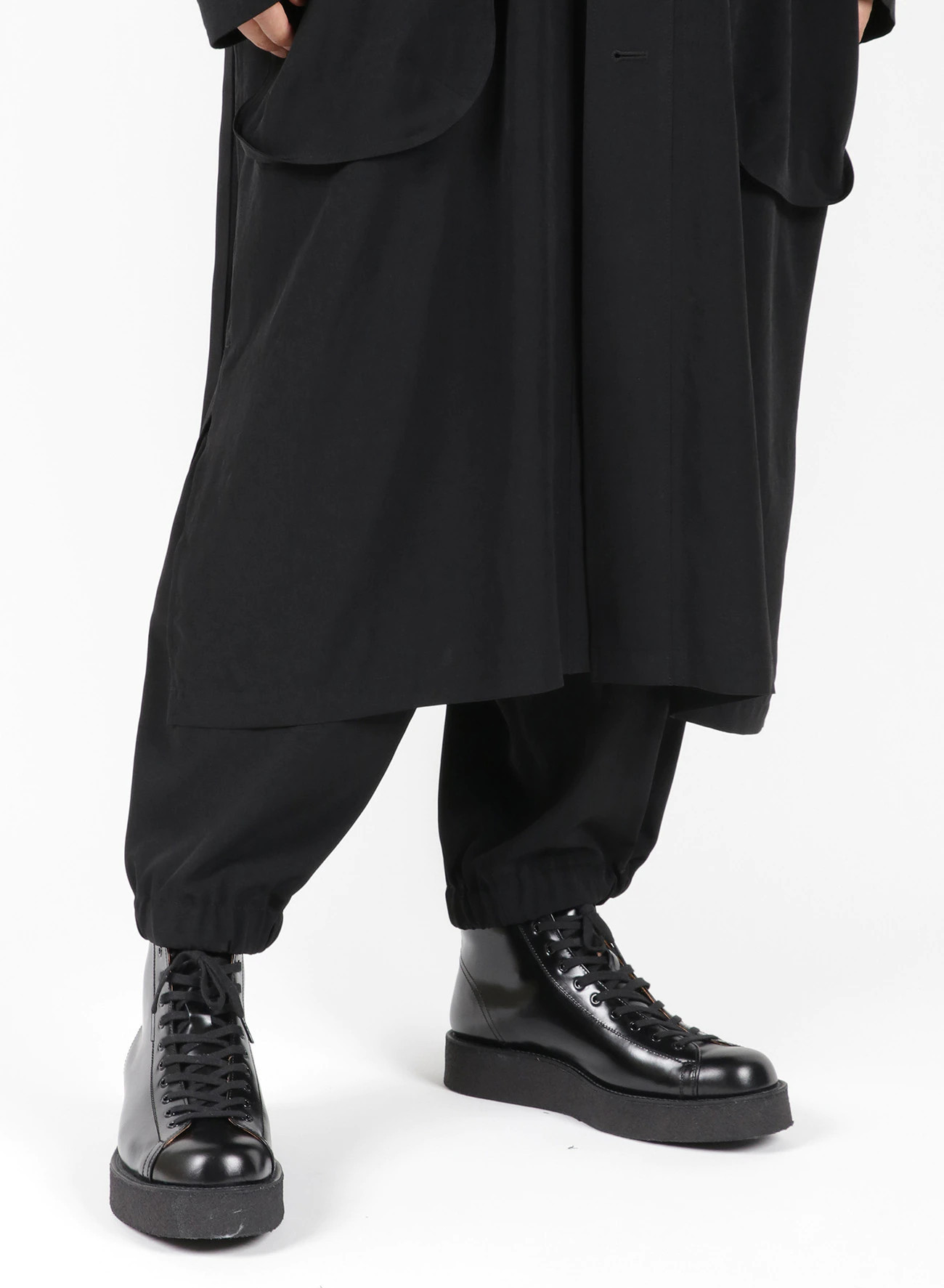 Yohji Yamamoto トレンチコート ★人気【Yohji Yamamoto】TA/TUXEDO バックギャザーコート(14)