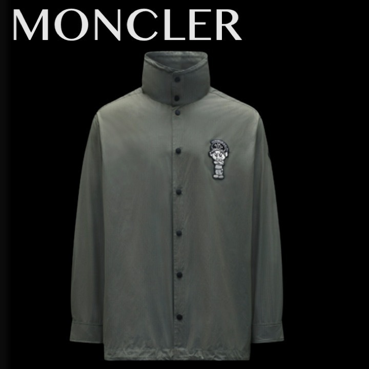 数量は多い 2022SS【MONCLER】★2 Moncler 1952★ 刺繍パッチ入り シャツ シャツ 数量は多い 2022SS【MONCLER】★2 Moncler 1952★ 刺繍パッチ入り シャツ シャツ