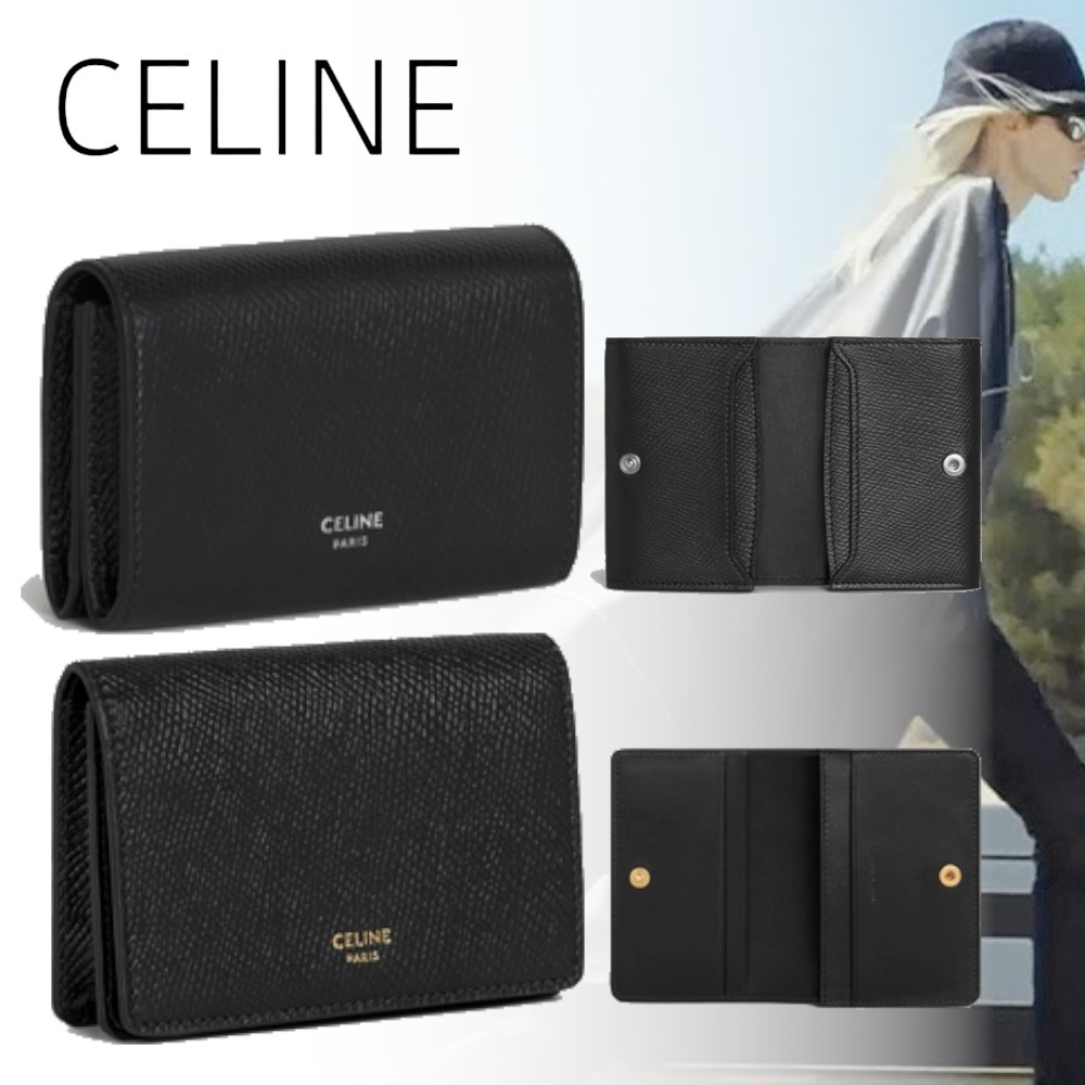 世界の すぐ届く【CELINE】シンプル レザー ロゴ入り カードケース カードケース・名刺入れ 世界の すぐ届く【CELINE】シンプル レザー ロゴ入り カードケース カードケース・名刺入れ