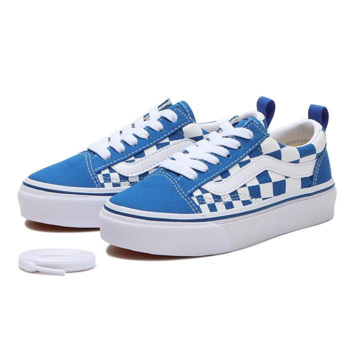 VANS キッズスニーカー ☆VANS キッズ OLD SKOOL(19-22) V36CK P.CHK 2color 国内発送!(7)