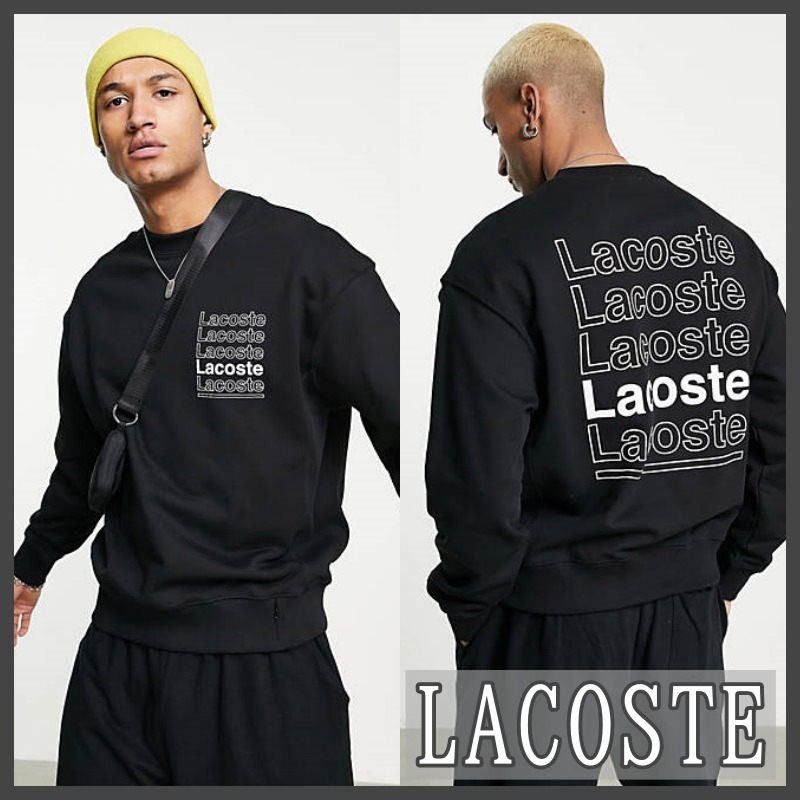 【Lacoste】リピートロゴ スウェットシャツ スウェット・トレーナー 【Lacoste】リピートロゴ スウェットシャツ スウェット・トレーナー