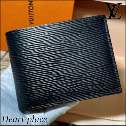 ブラック(黒)系 Louis Vuitton EPI x 折りたたみ財布(メンズ) - 海外 ...