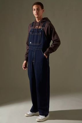 信頼 Wudge おしやれ 男女兼用 XLサイズ ブラック オーバーオール Boy パンツ