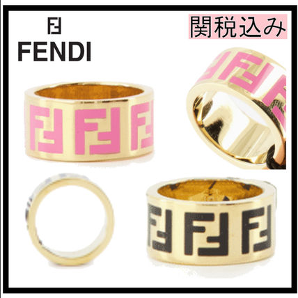 ブラック（黒）系 FENDI(フェンディ) 指輪・リング(レディース) - 海外