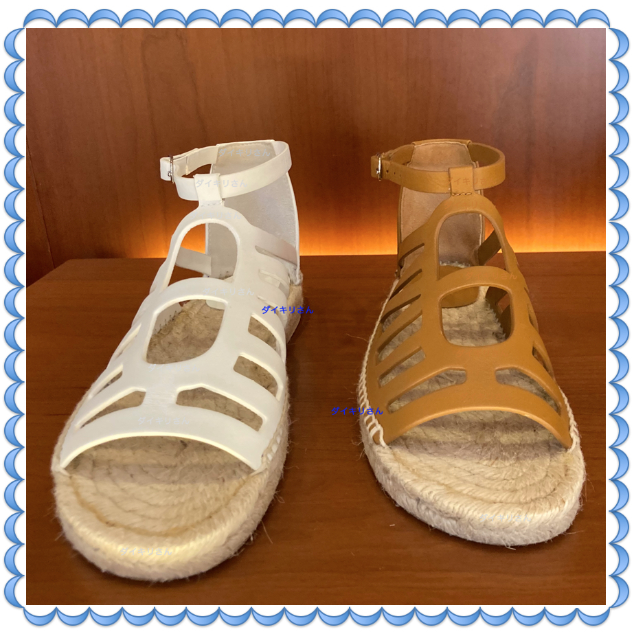 Hermes エスパドリーユ Costanza espadrille 直営店ラッピング