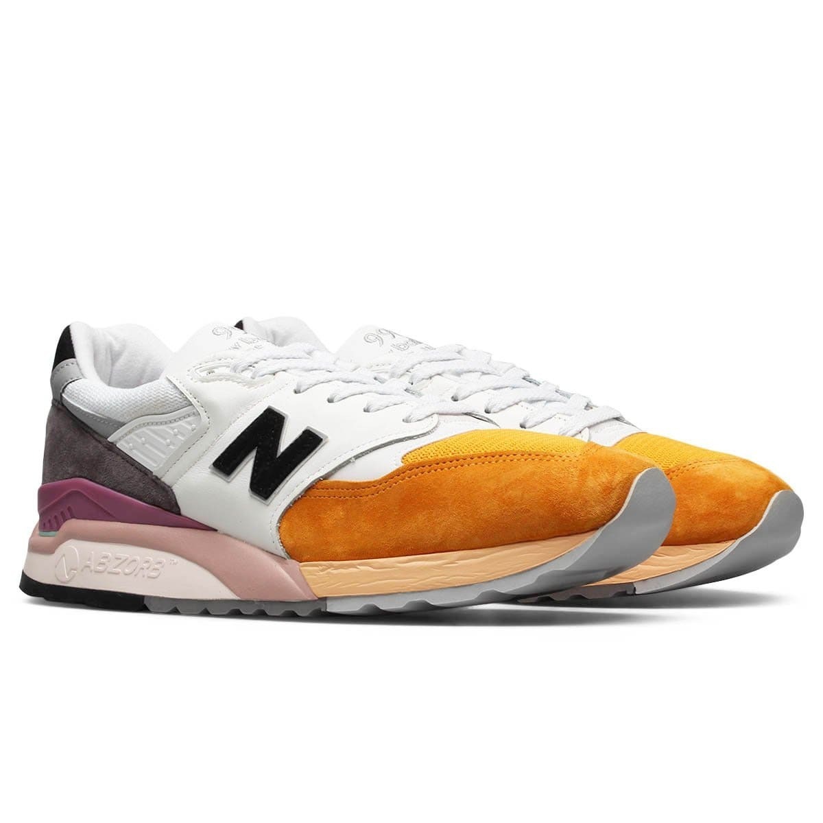 New balance ☆ made in USA M998PSD ホワイト×オレンジ