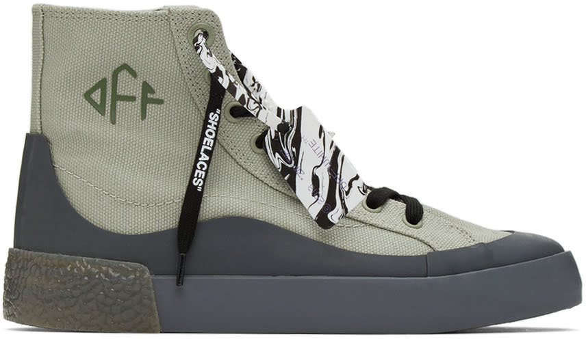 送料込! OFF-WHITE LOGO ミッドカット スニーカー☆男女兼用 送料込! OFF-WHITE LOGO ミッドカット スニーカー☆男女兼用