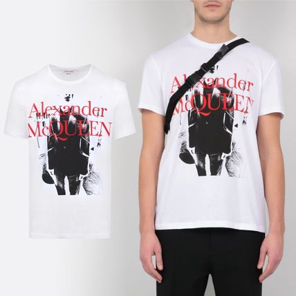 ALEXANDER MCQUEEN☆アトリエプリントコットンTシャツ関税送料込 ...