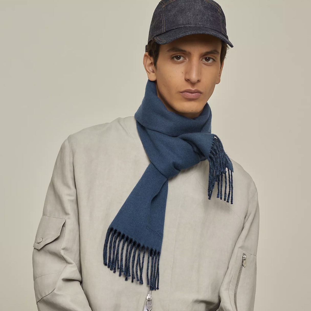 HERMES☆マフラー《レクトヴェルソ》PM カシミヤ リバーシブル (HERMES ...