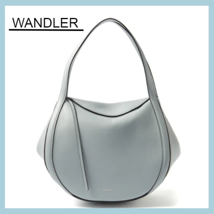 Wandler リン レザーショルダーバッグ 関税 送料込み ショルダーバッグ ポシェット 色 サイズを選択 ブルー Www Ma Maison Algarve Com