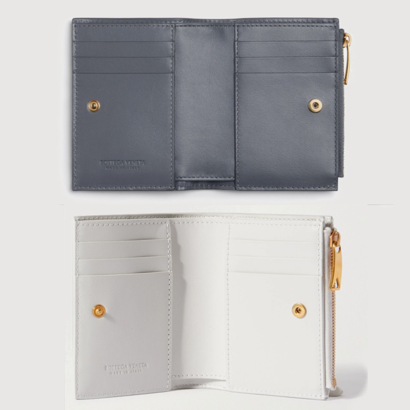 メカニカル BOTTEGAVENETA バイフォールド ジップ ウォレット 二つ折り