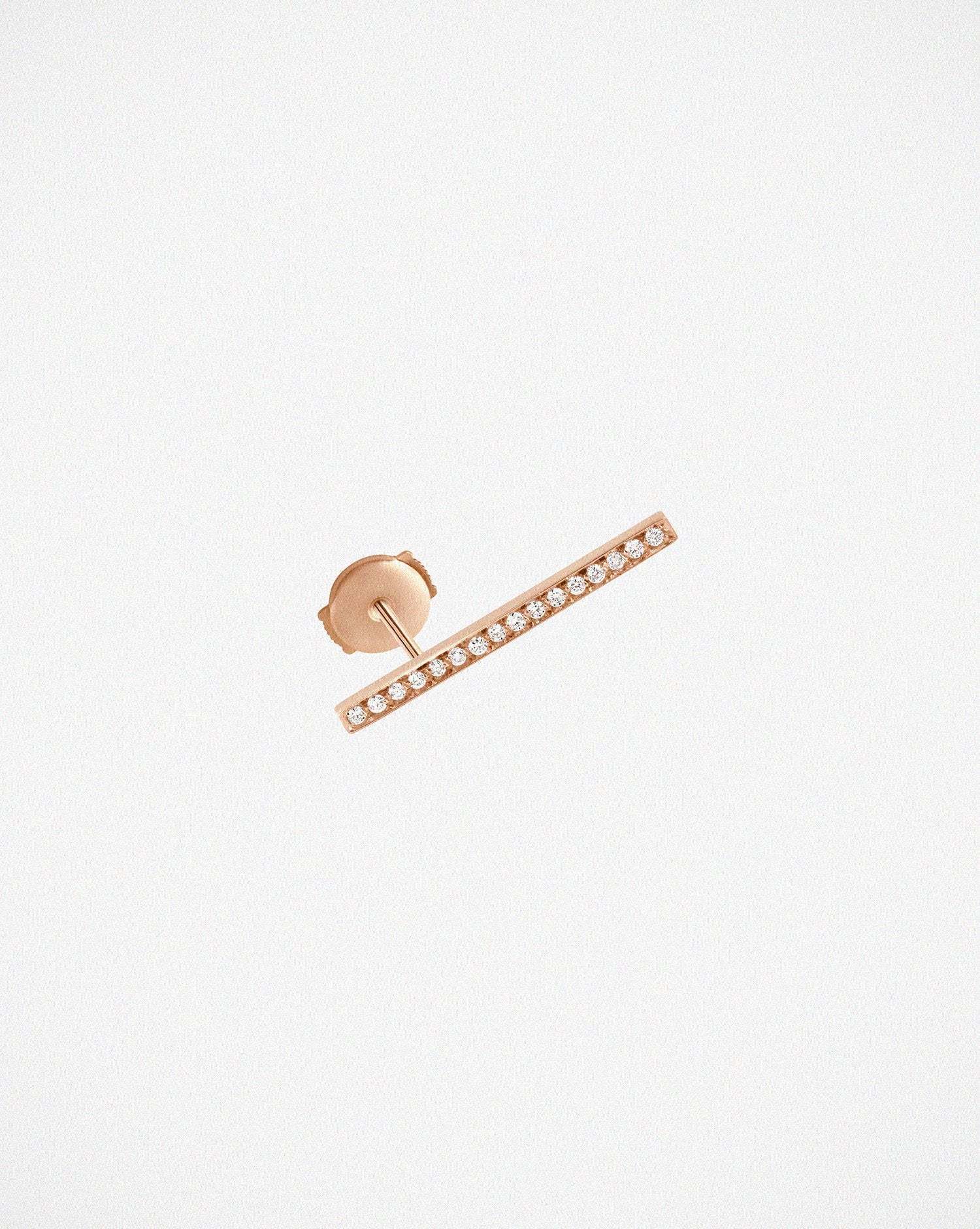 ★パリ発 vanrycke★ Medellin 2 ダイアモンド ピアス 18K ROSE