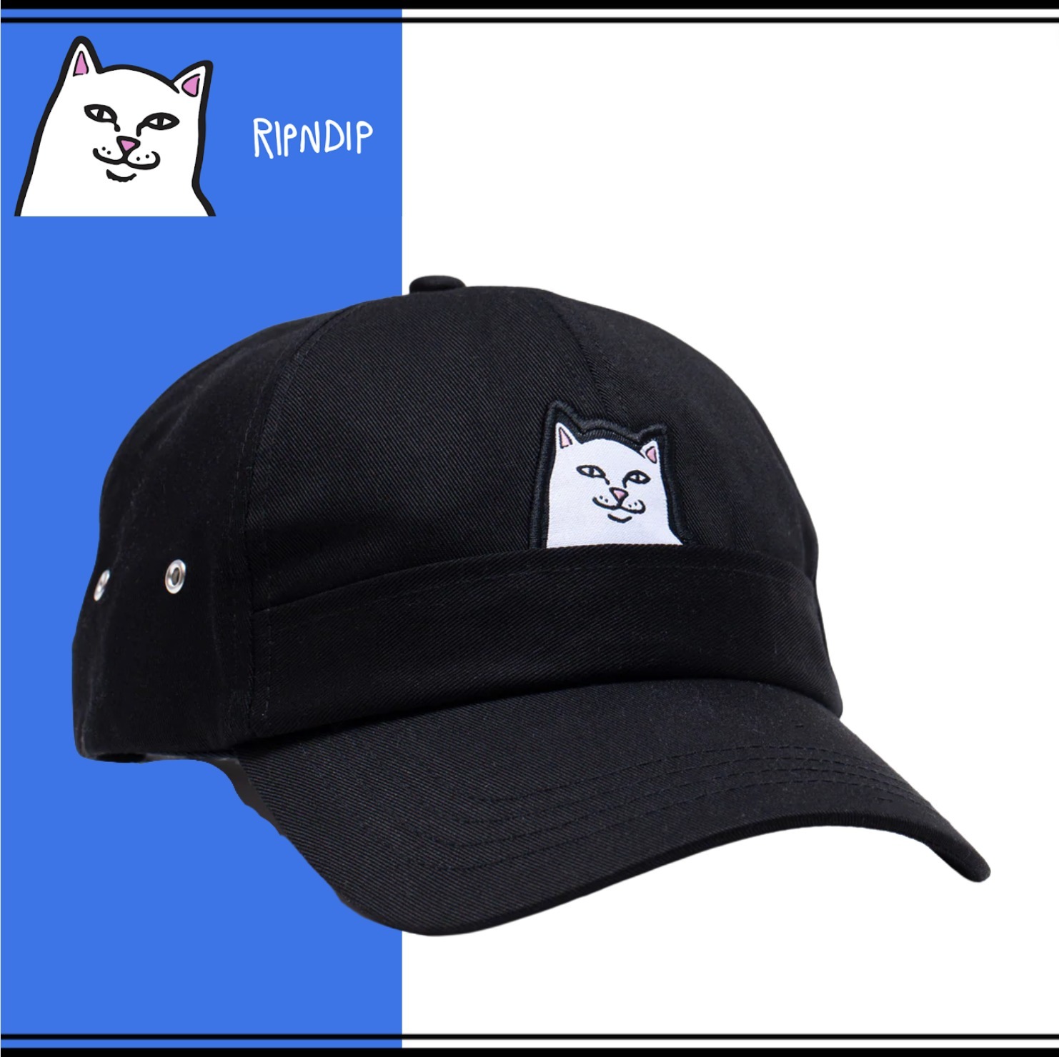 【RIPNDIP】ライトブルー キャップ ハット リップンディップ