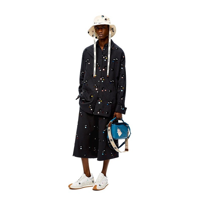 LOEWE 2022SS シャツ コラボ ジブリ ススワタリ 長袖 ブラック
