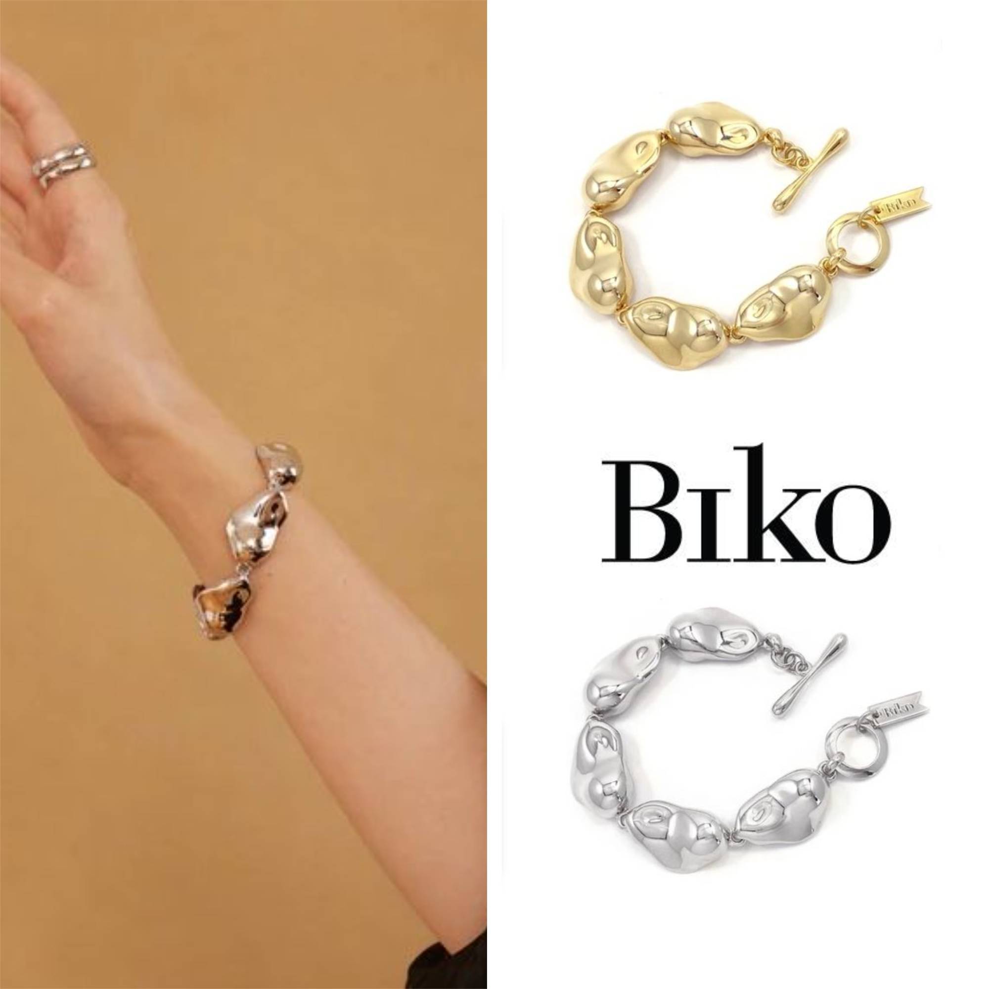 印象のデザイン 神秘的でタイムレスな美しさ【BIKO】Molten Bracelet カナダ製 ブレスレット 印象のデザイン 神秘的でタイムレスな美しさ【BIKO】Molten Bracelet カナダ製 ブレスレット