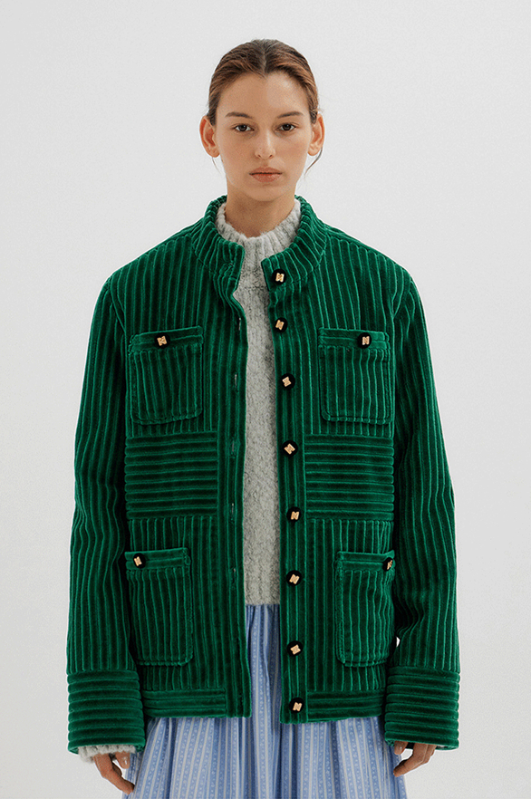 EENK (インク)TOVE Corduroy Jacket with logo buttonジャケット ジャケット EENK (インク)TOVE Corduroy Jacket with logo buttonジャケット ジャケット