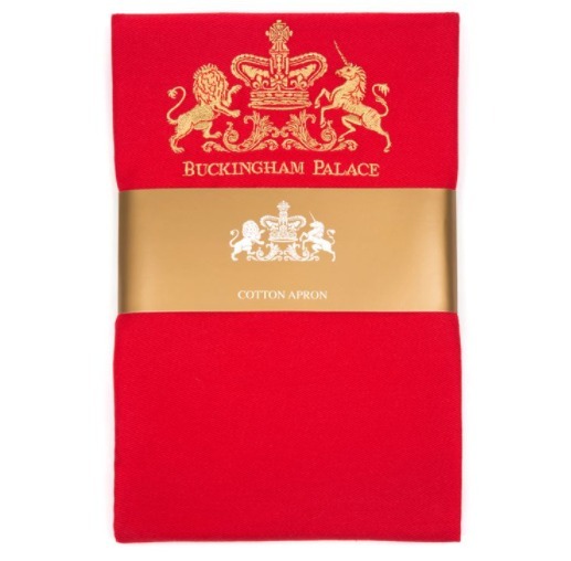 エプロン 【Buckingham Palace Shop】バッキンガム宮殿 エプロン 赤 黒(3)