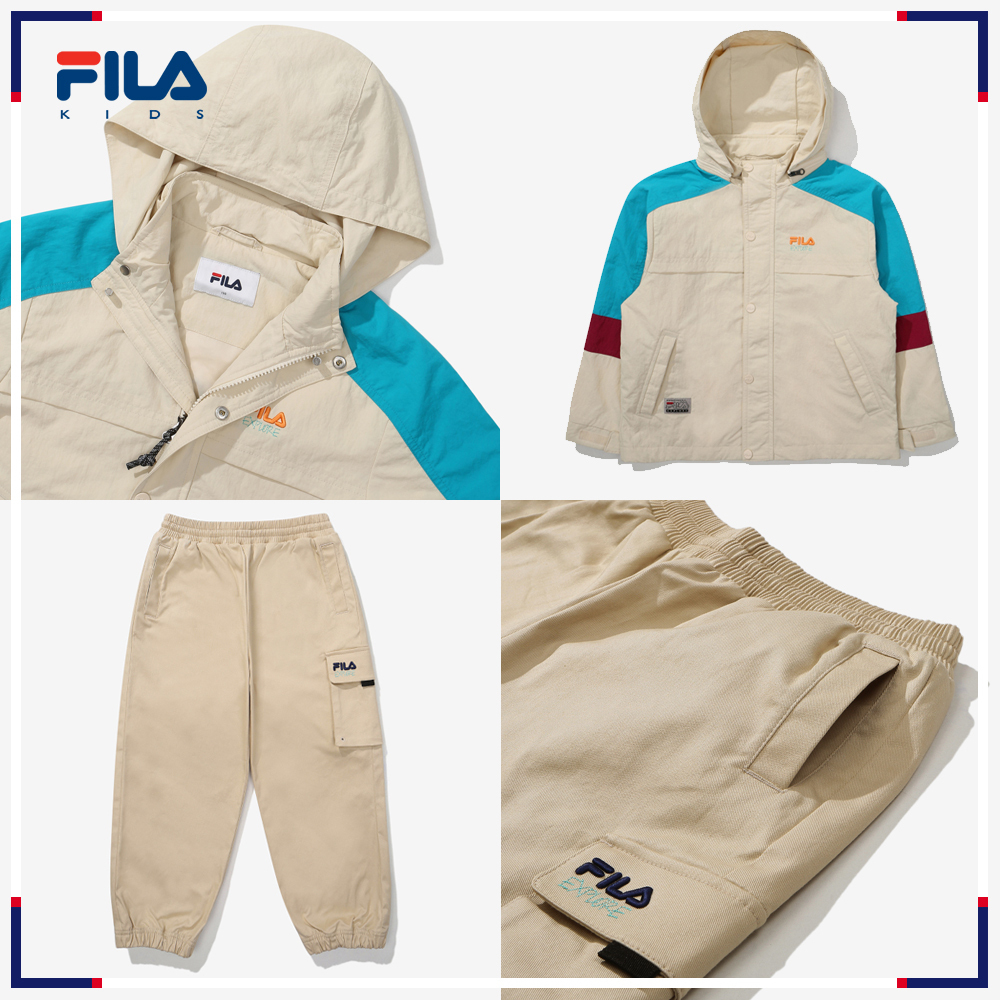 【FILA KIDS】 EXPLORE JARKET+JOGGER PANTS SET【送料無料】