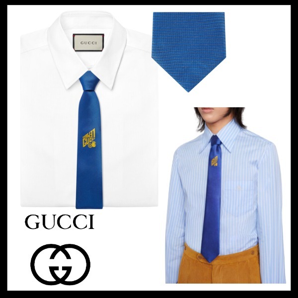 【数量限定】 ★GUCCI★レモングッチ シルクネクタイ ネクタイ 【数量限定】 ★GUCCI★レモングッチ シルクネクタイ ネクタイ