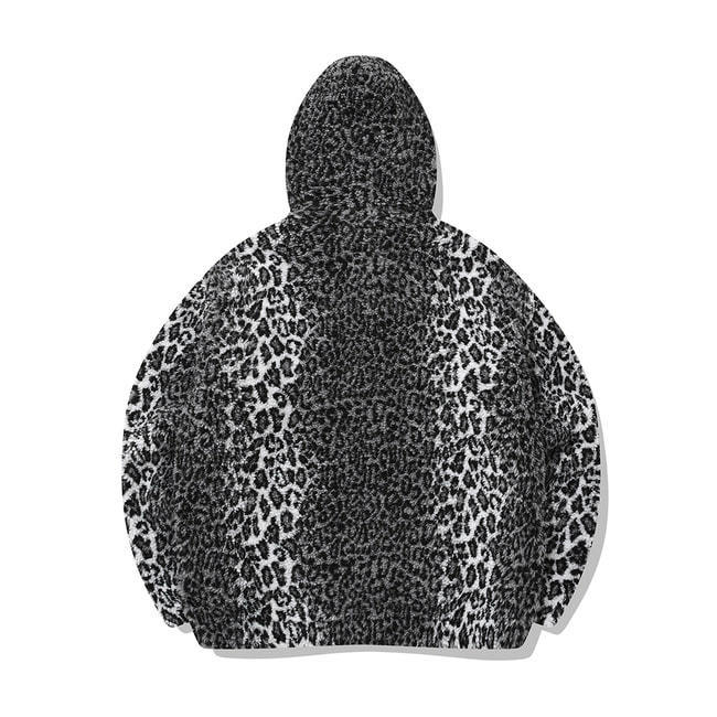 QUIETIST フリースジャケット ★QUIETIST X SAINTPAIN★LEOPARD HEAVY FLEECE MIXED PARKA(19)