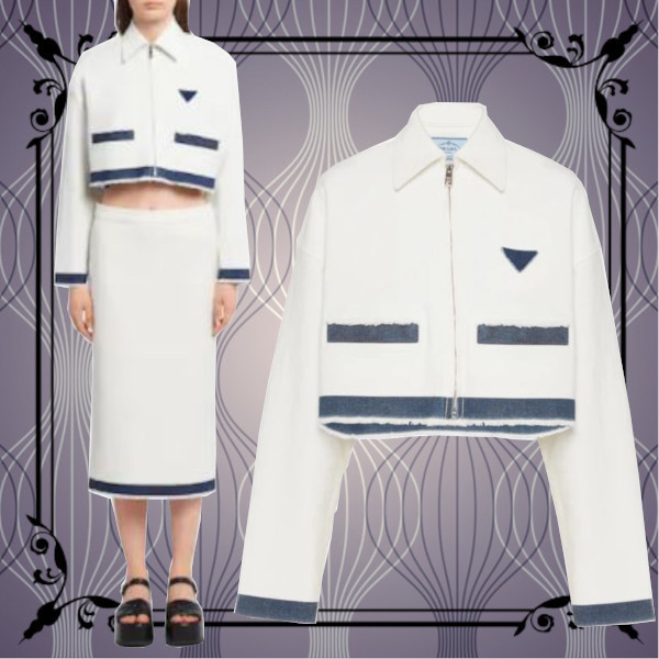 バイデン政権は制裁強化 PRADA*22SS新作*セルビッジデニム ジャケット