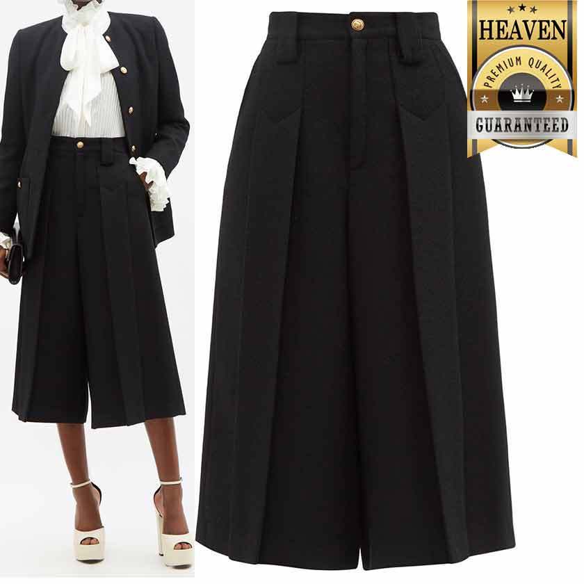 累積売上総額第１位【GUCCI★グッチ】PLEATER TWEED TROUSERS