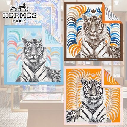 正規販売店】 新品 HERMESエルメス カレ90《虎の王者》ダブルフェイス 正規販売店】 新品 HERMESエルメス カレ90《虎の王者》ダブルフェイス
